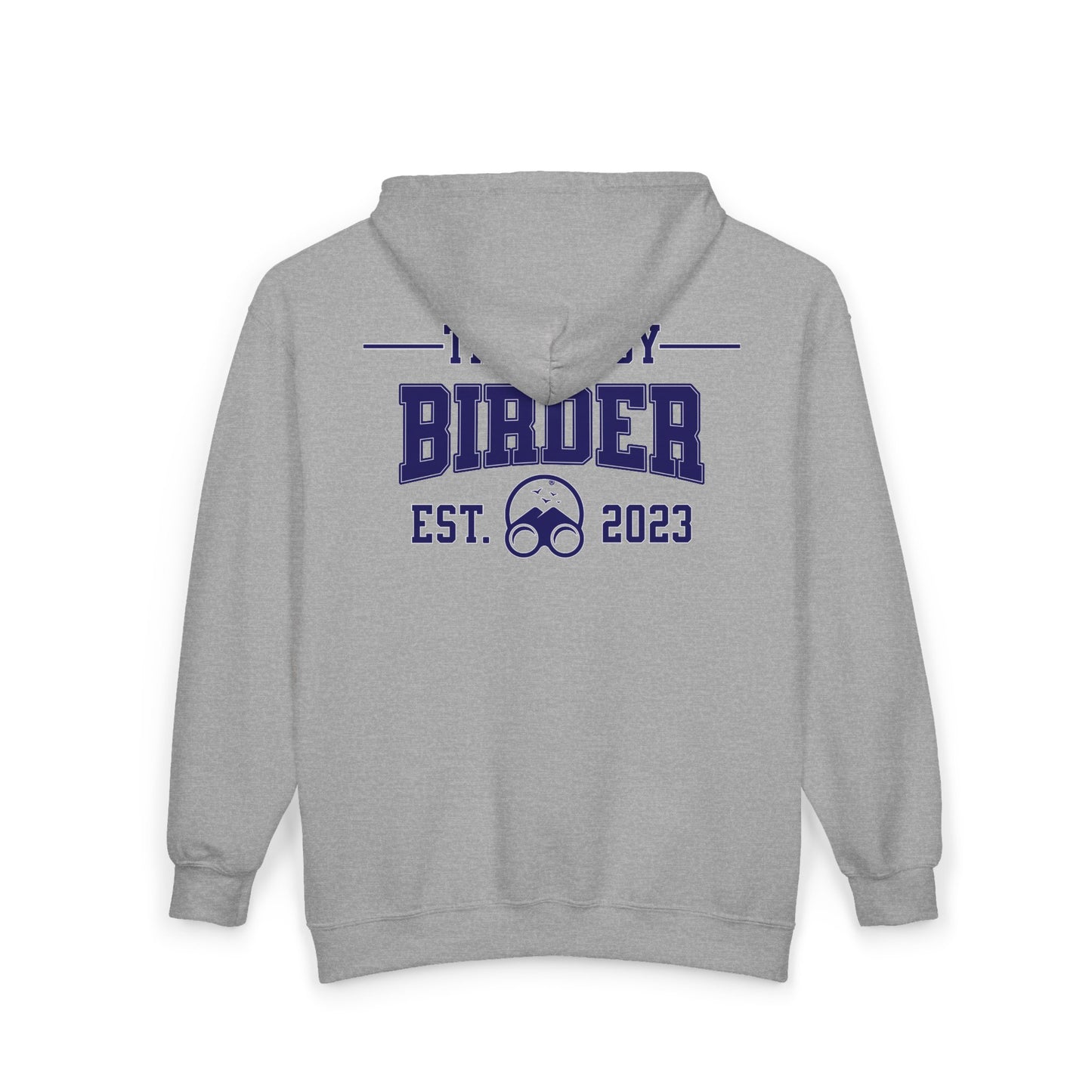 Nerdy Birder College Zip-Up Hoodie