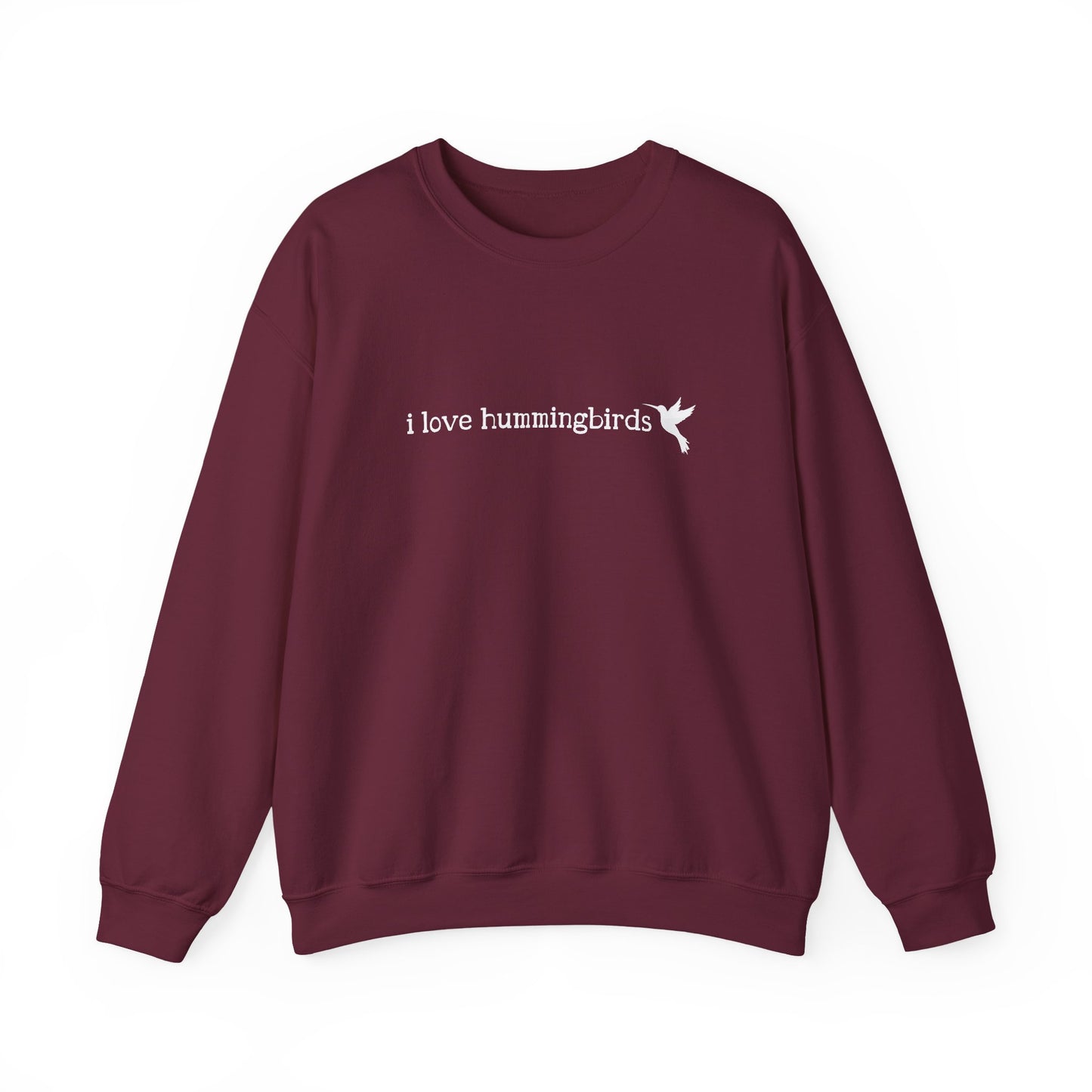 I Love Hummingbirds - Unisex Heavy Blend™ Crewneck Sweatshirt