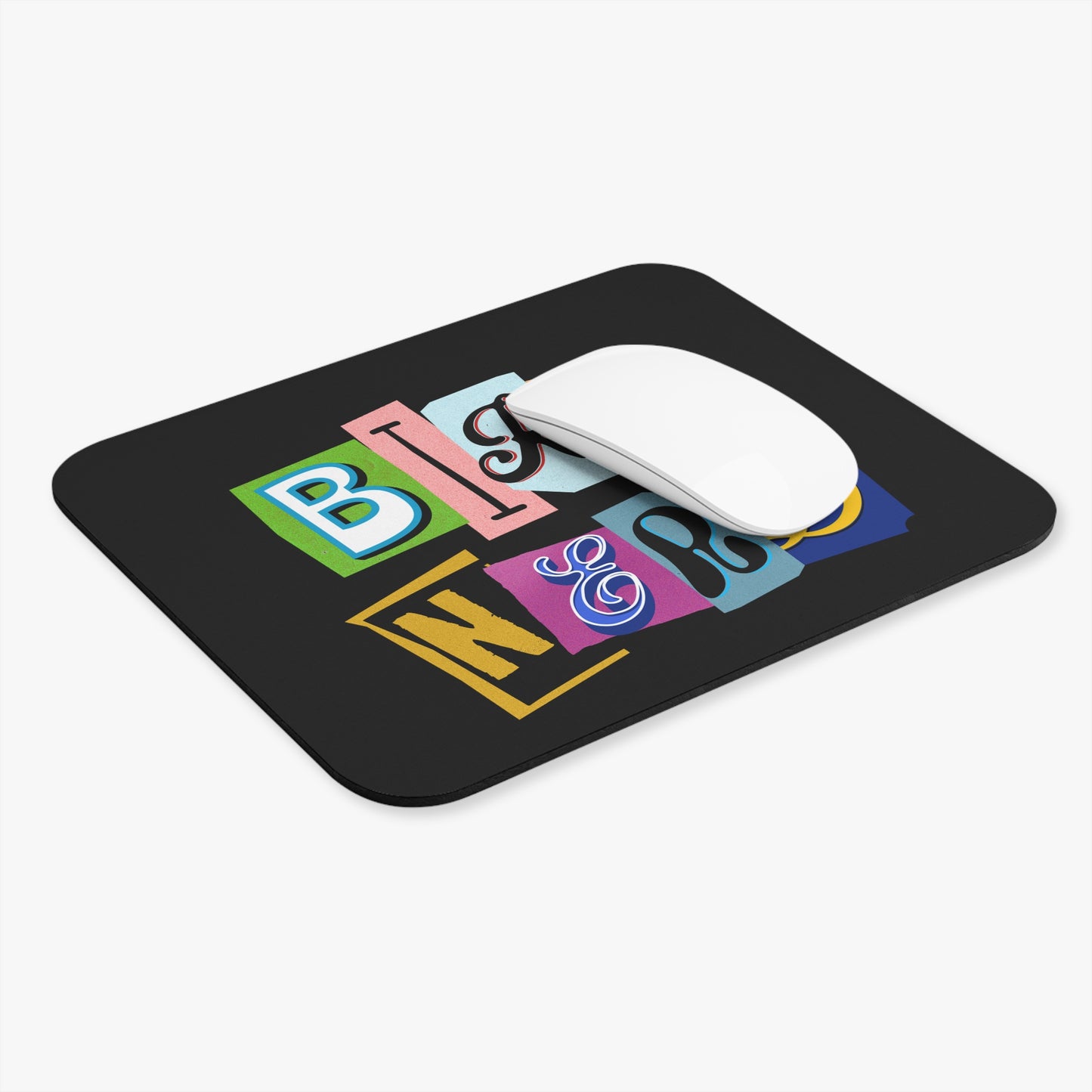 Colorful Bird Nerd Mouse Pad - Fun & Quirky Desk Accessory