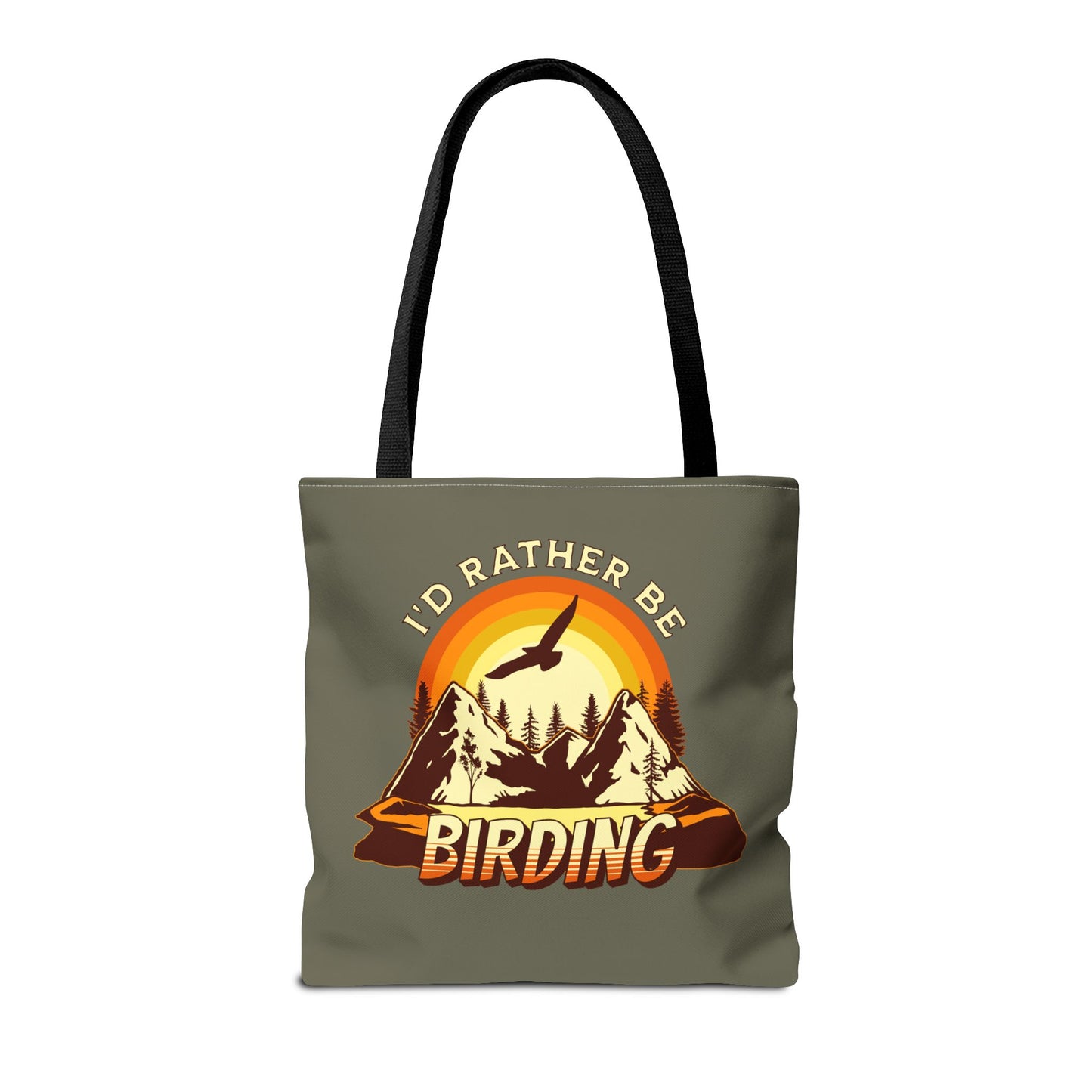 I'd Rather Be Birding Tote Bag - Eco-Friendly Carry All for Nature Lovers