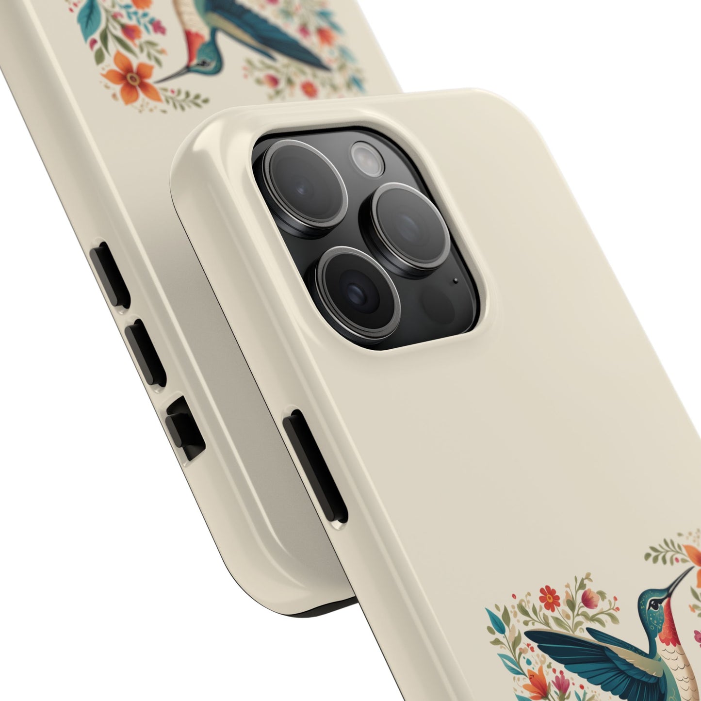 Hummingbird in Bloom Tough Phone Cases