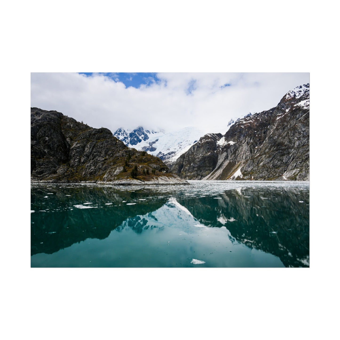 Scenic Mountain Reflection Rolled Poster | Tranquil Nature Wall Art