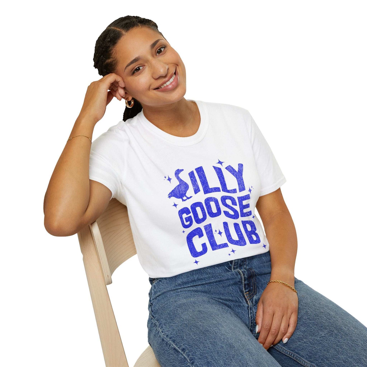 Silly Goose Club Unisex Softstyle T-Shirt - Retro Vibe Tee for Casual Wear