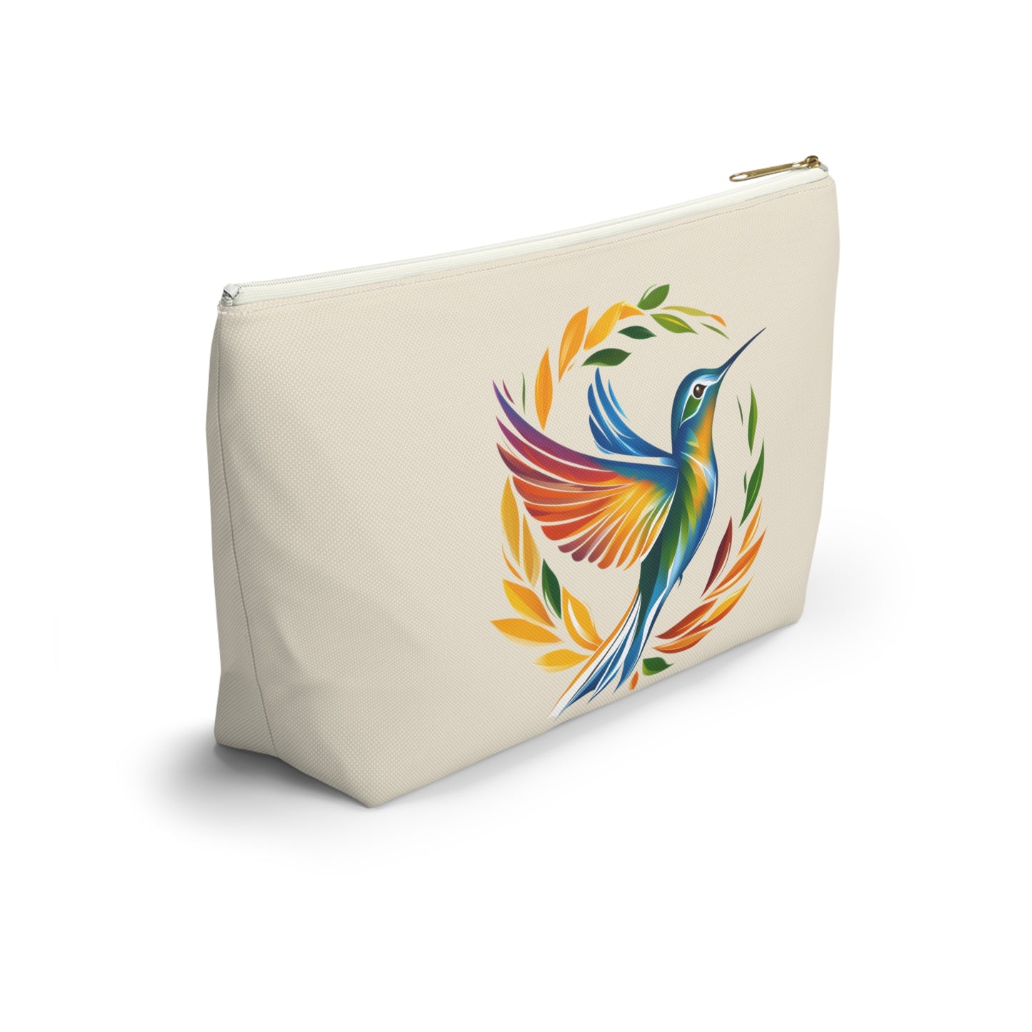 Hummingbird Rainbow Accessory Pouch Natural