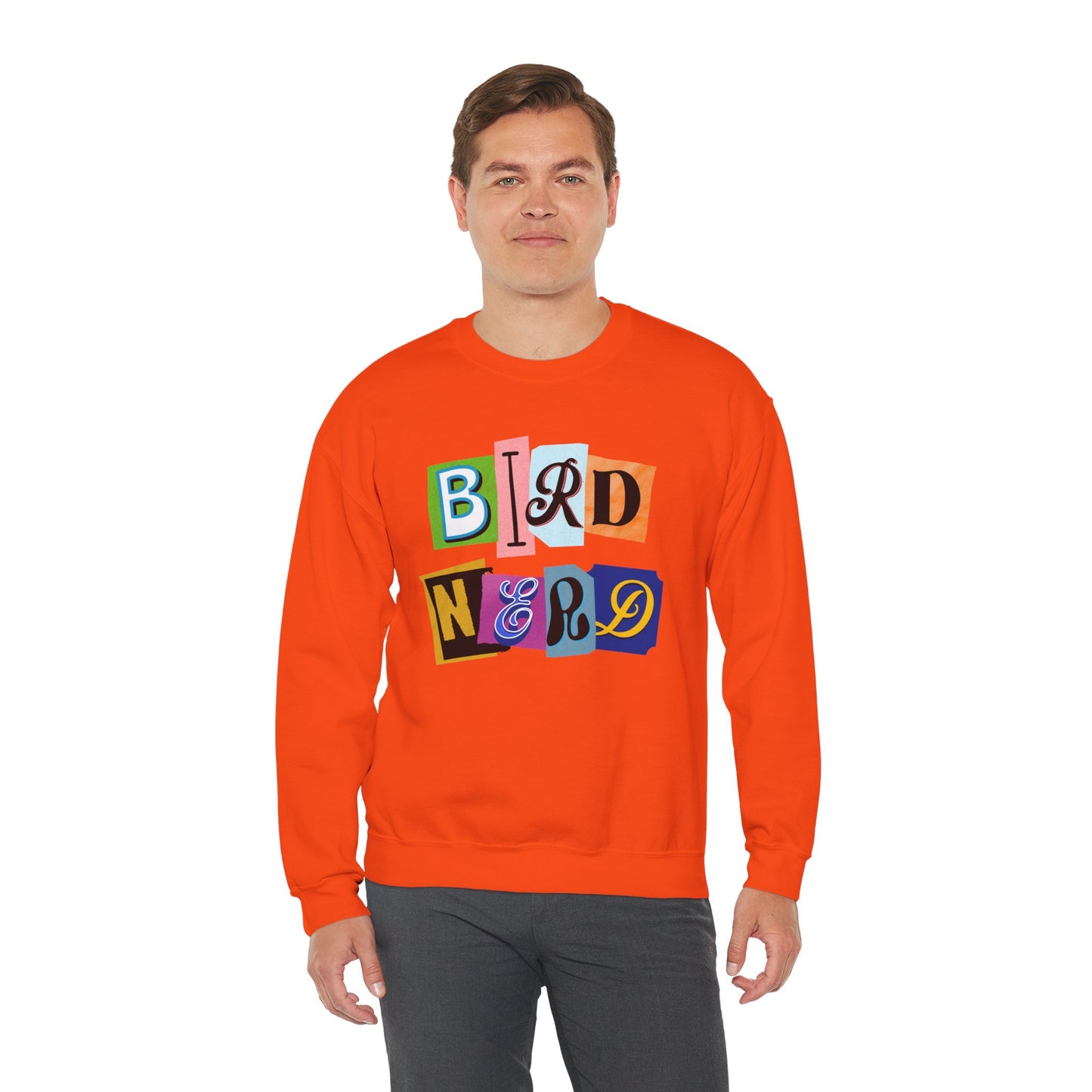 Bird Nerd Crewneck Sweatshirt - Fun Casual Wear for Bird Lovers