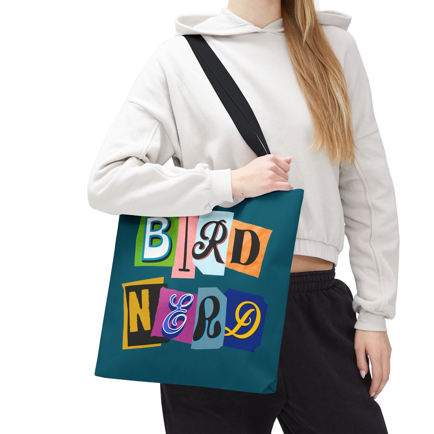 Bird Nerd Teal Tote Bag – Perfect for Bird Lovers & Nature Enthusiasts