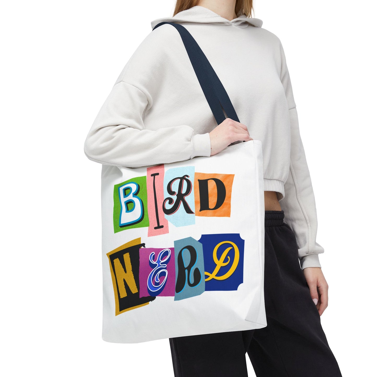 Colorful "Bird Nerd" Tote Bag - Perfect for Nature Lovers & Birdwatchers