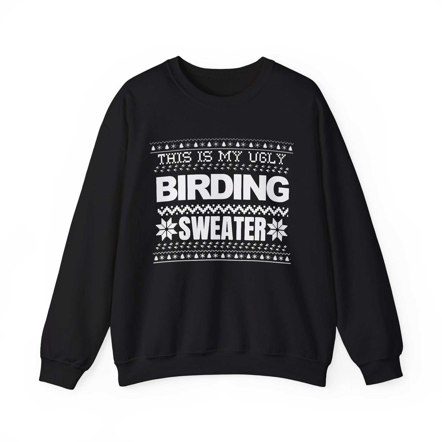 Ugly Birding Sweater - Unisex Heavy Blend Crewneck for Bird Lovers