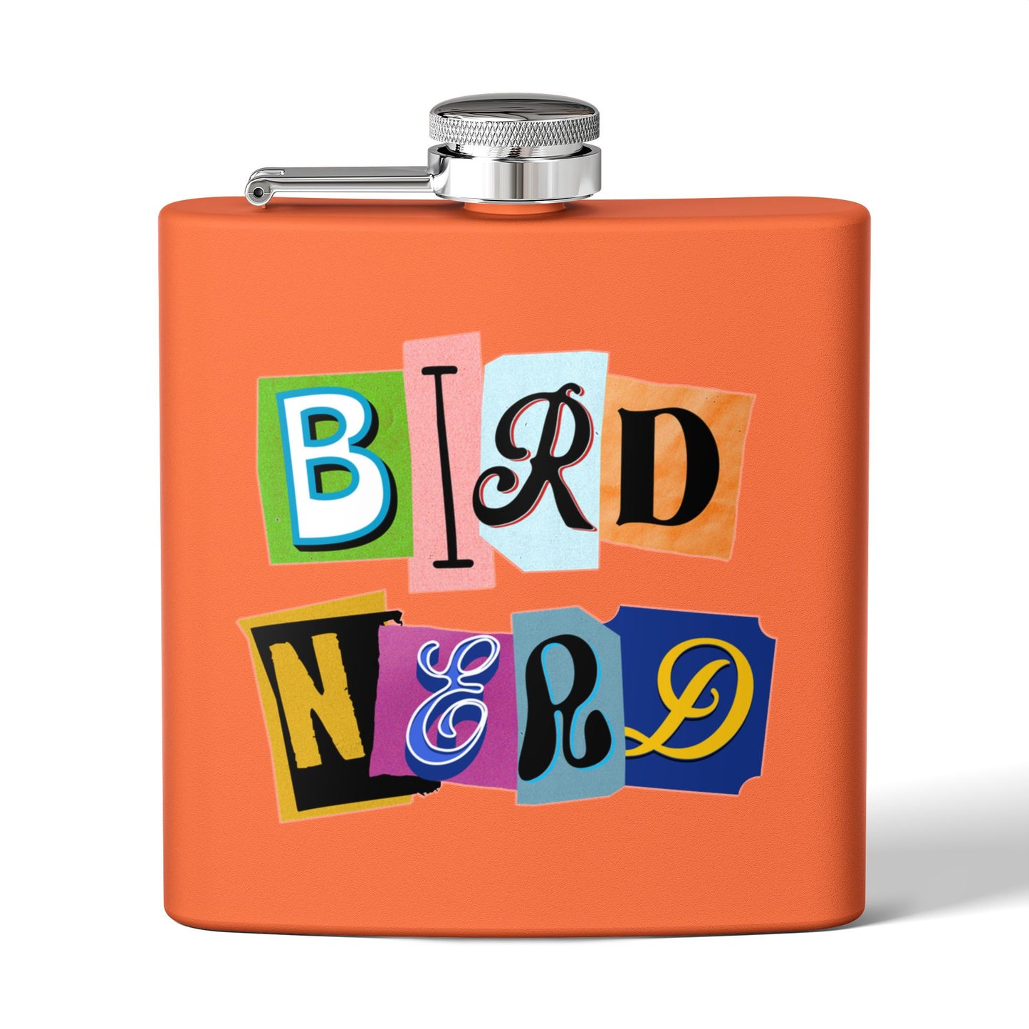 Bird Nerd Funny Bird Lover's Stainless Steel Flask - 6oz