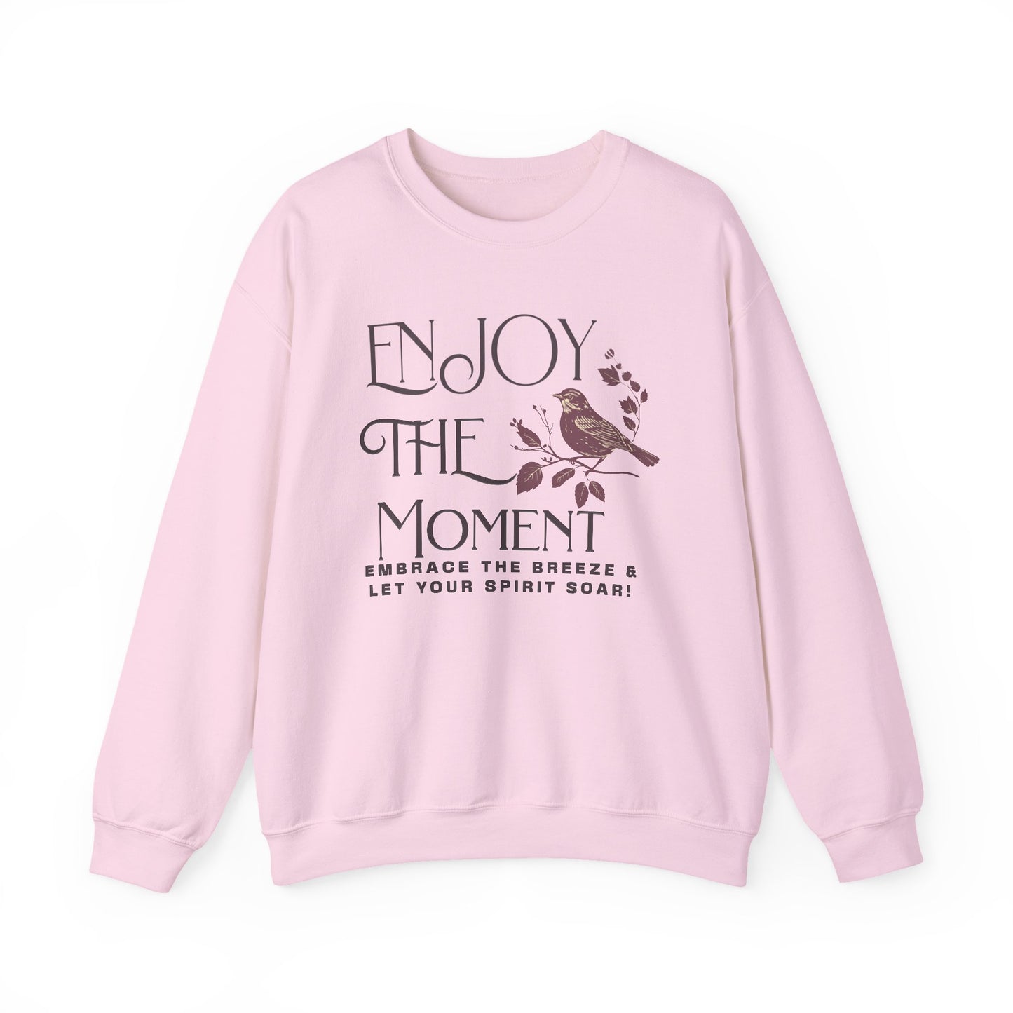 Enjoy The Moment Unisex Heavy Blend™ Crewneck Sweatshirt - Cozy Relaxation Wear