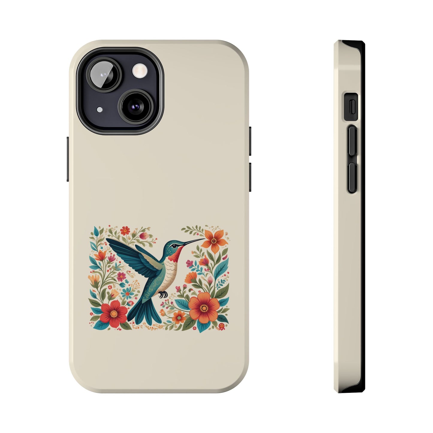 Hummingbird in Bloom Tough Phone Cases