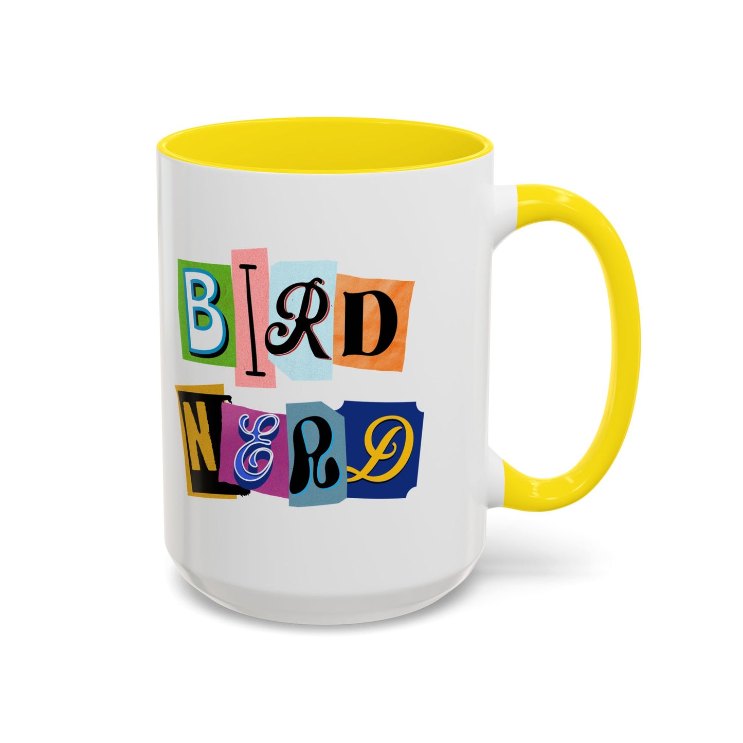 Bird Nerd Accent Coffee Mug - Fun & Quirky Gift for Bird Lovers
