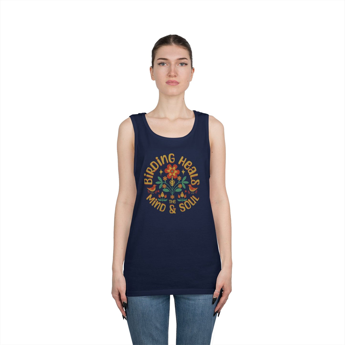 Birding Heals Tank Top, Gift for Bird Lovers