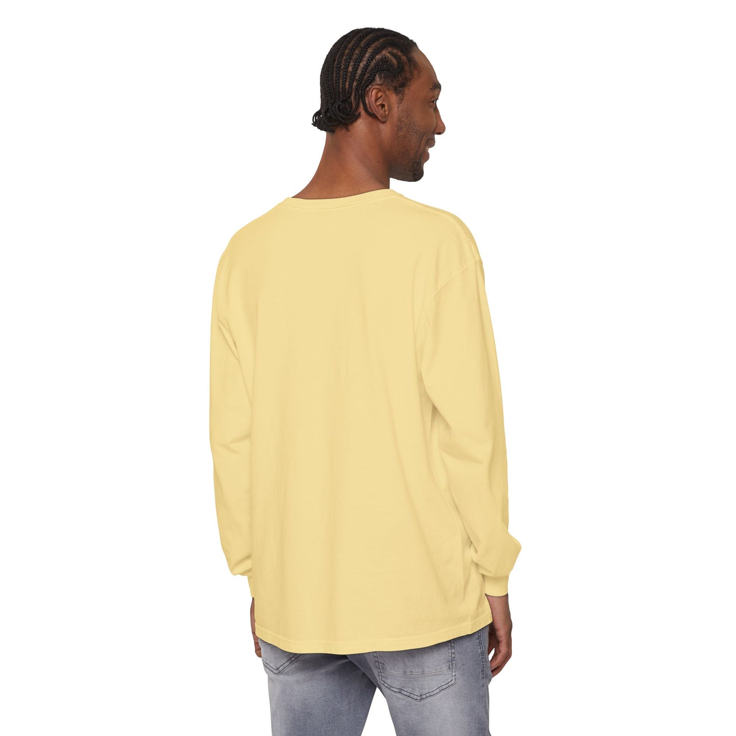 Peace Love Birds Long Sleeve T-Shirt - Unisex Garment-Dyed Tee for Relaxed Vibes