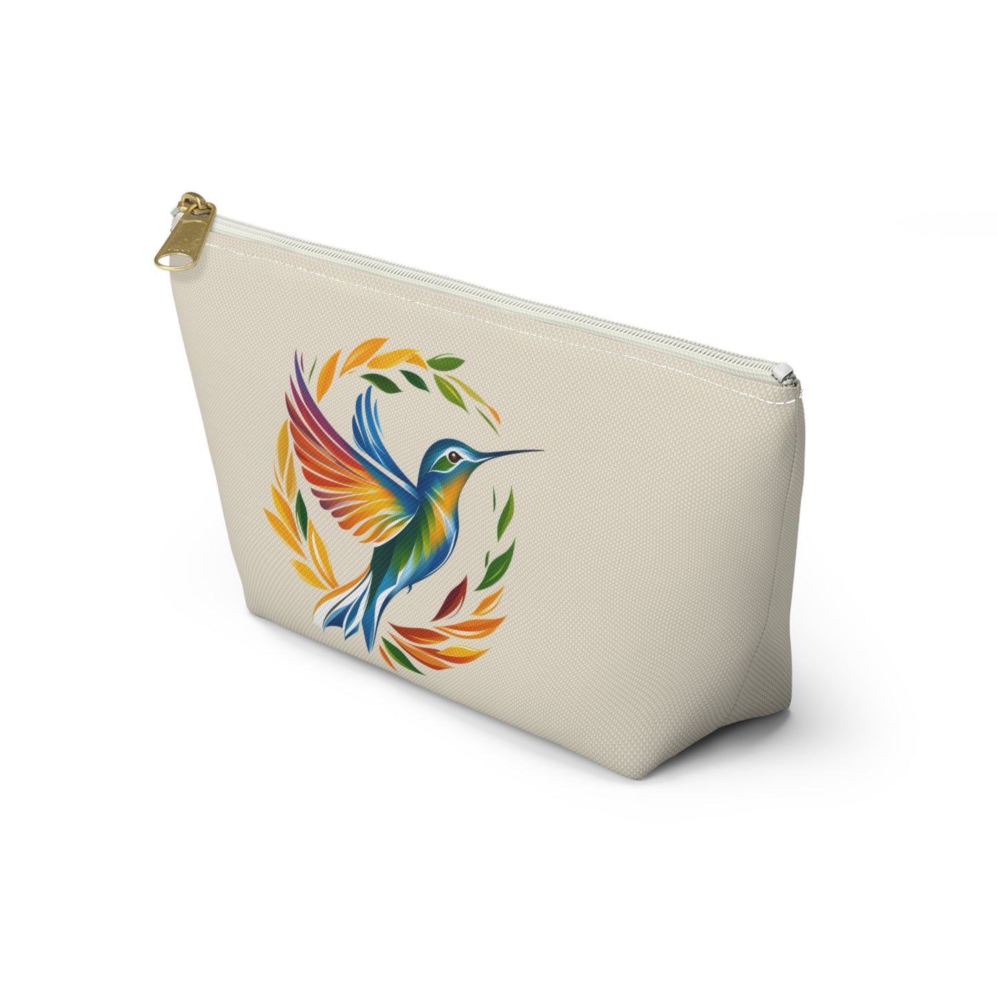 Hummingbird Rainbow Accessory Pouch Natural