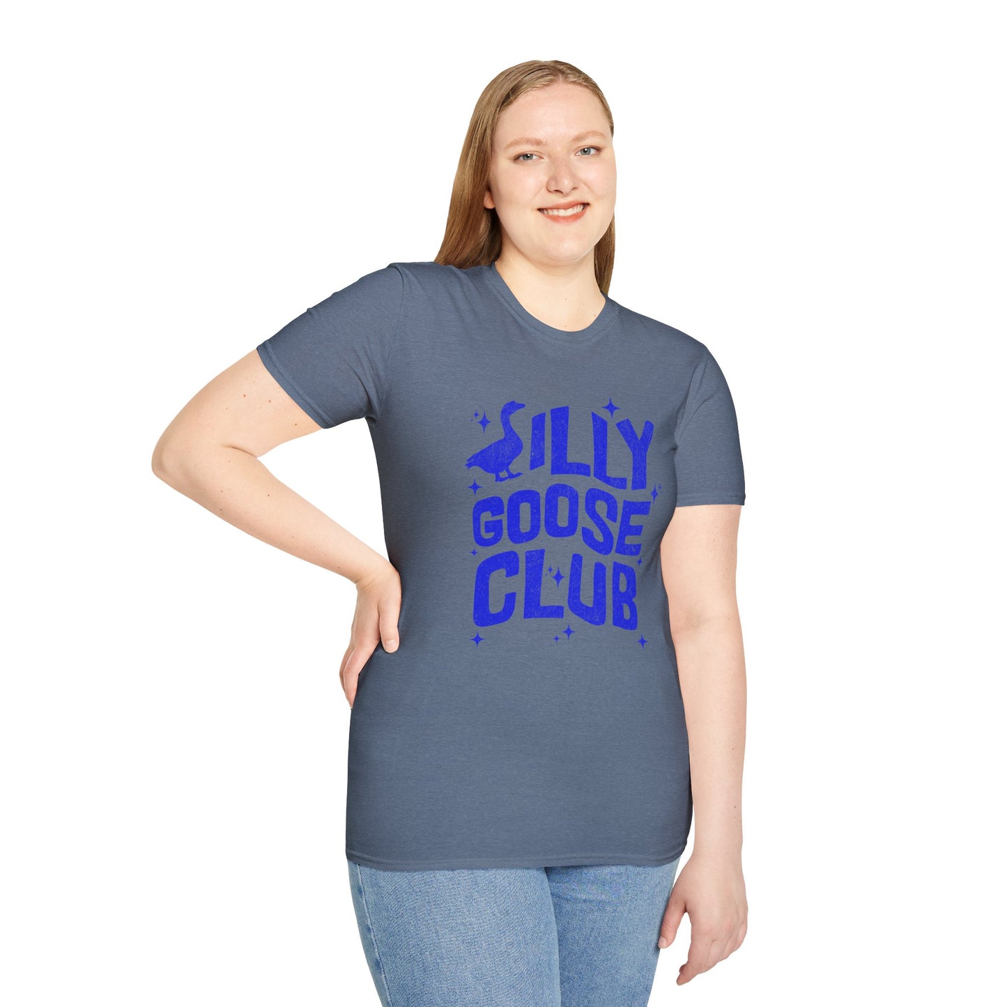 Silly Goose Club Unisex Softstyle T-Shirt - Retro Vibe Tee for Casual Wear
