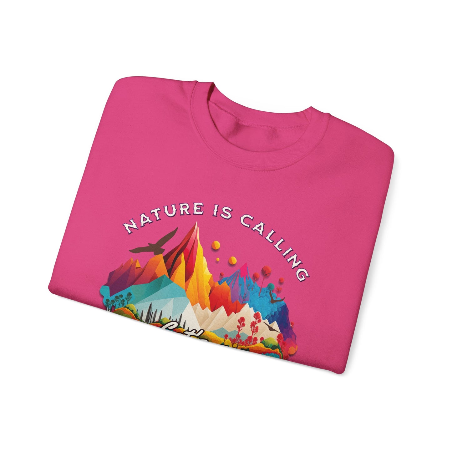 Nature is Calling Birding Sweatshirt | Unisex Heavy Blend™ Crewneck for Outdoor Lovers