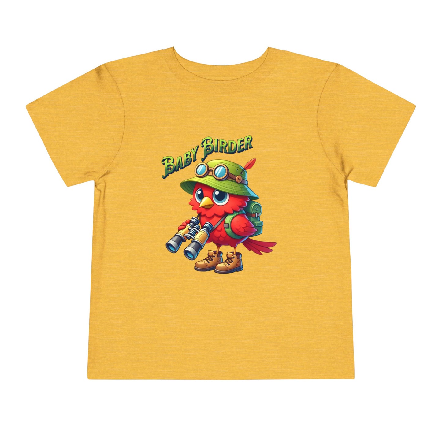 The Nerdy Birder - Cute Toddler T-Shirt with Baby Birder Tee