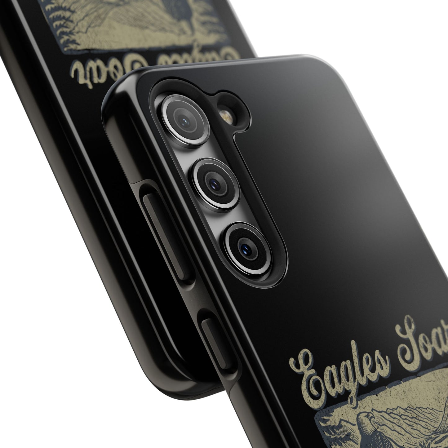 The Nerdy Birder - Eagles Soar Tough Phone Case, Nature Lover Gift, Hiking Accessory, Wildlife Enthusiast, Adventure Protection Case