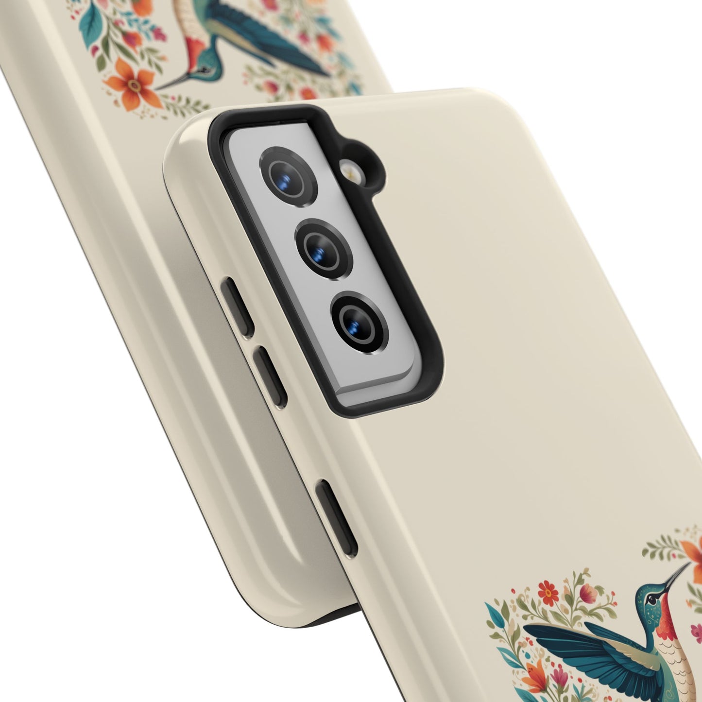 Hummingbird in Bloom Tough Phone Cases