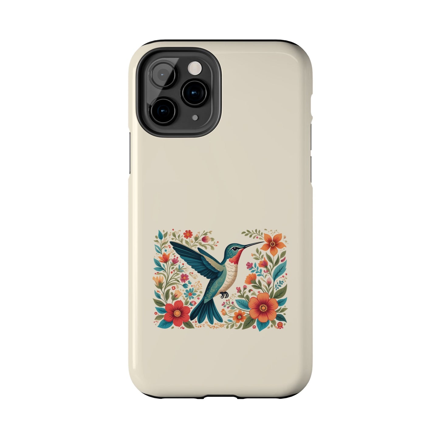 Hummingbird in Bloom Tough Phone Cases