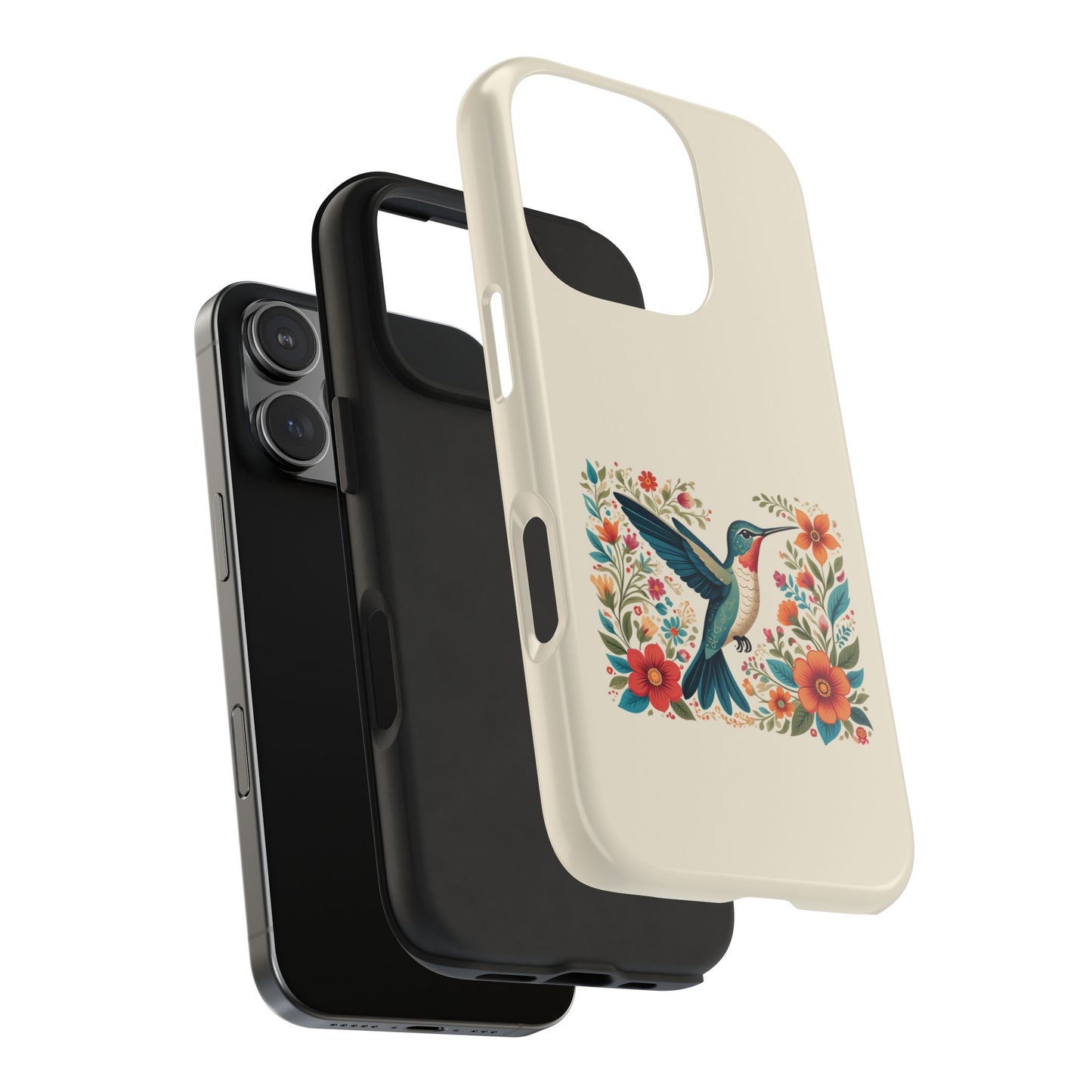 Hummingbird in Bloom Tough Phone Cases