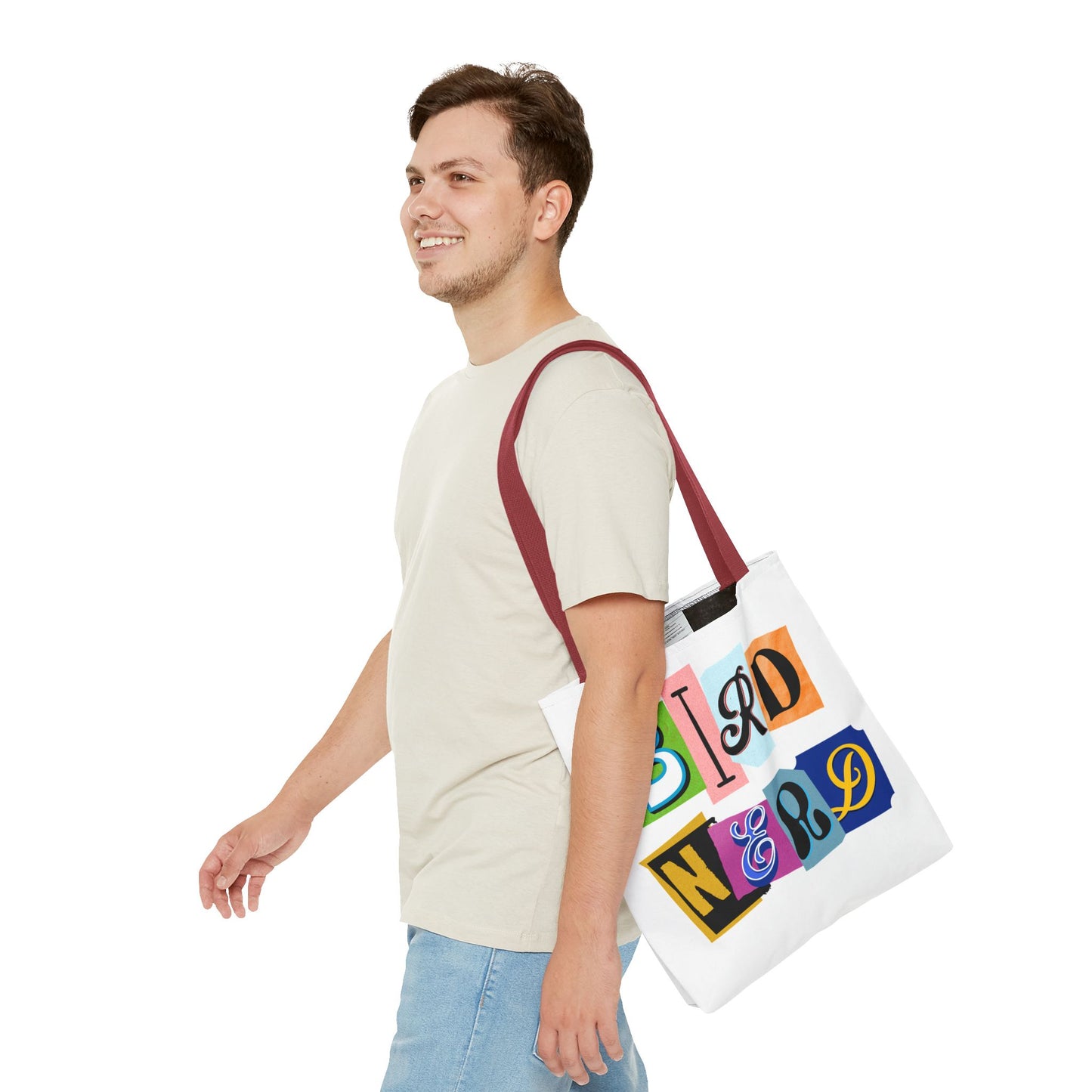 Colorful "Bird Nerd" Tote Bag - Perfect for Nature Lovers & Birdwatchers