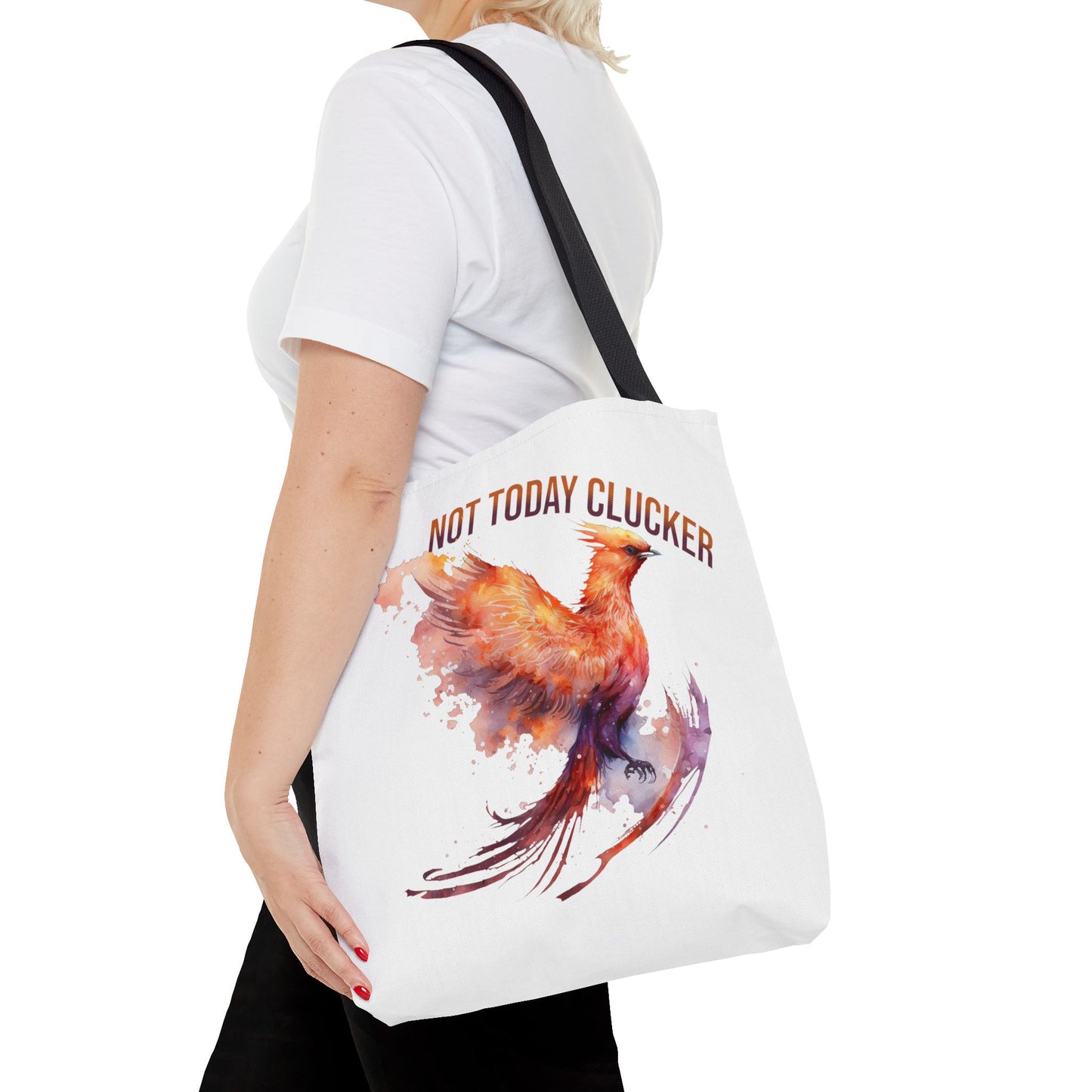 Not Today Clucker Phoenix Tote Bag – Vibrant Art for Everyday Use