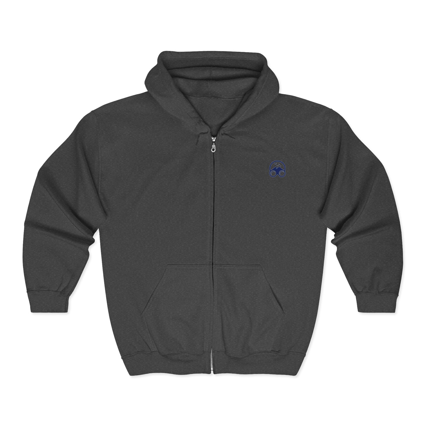 Nerdy Birder College Zip-Up Hoodie