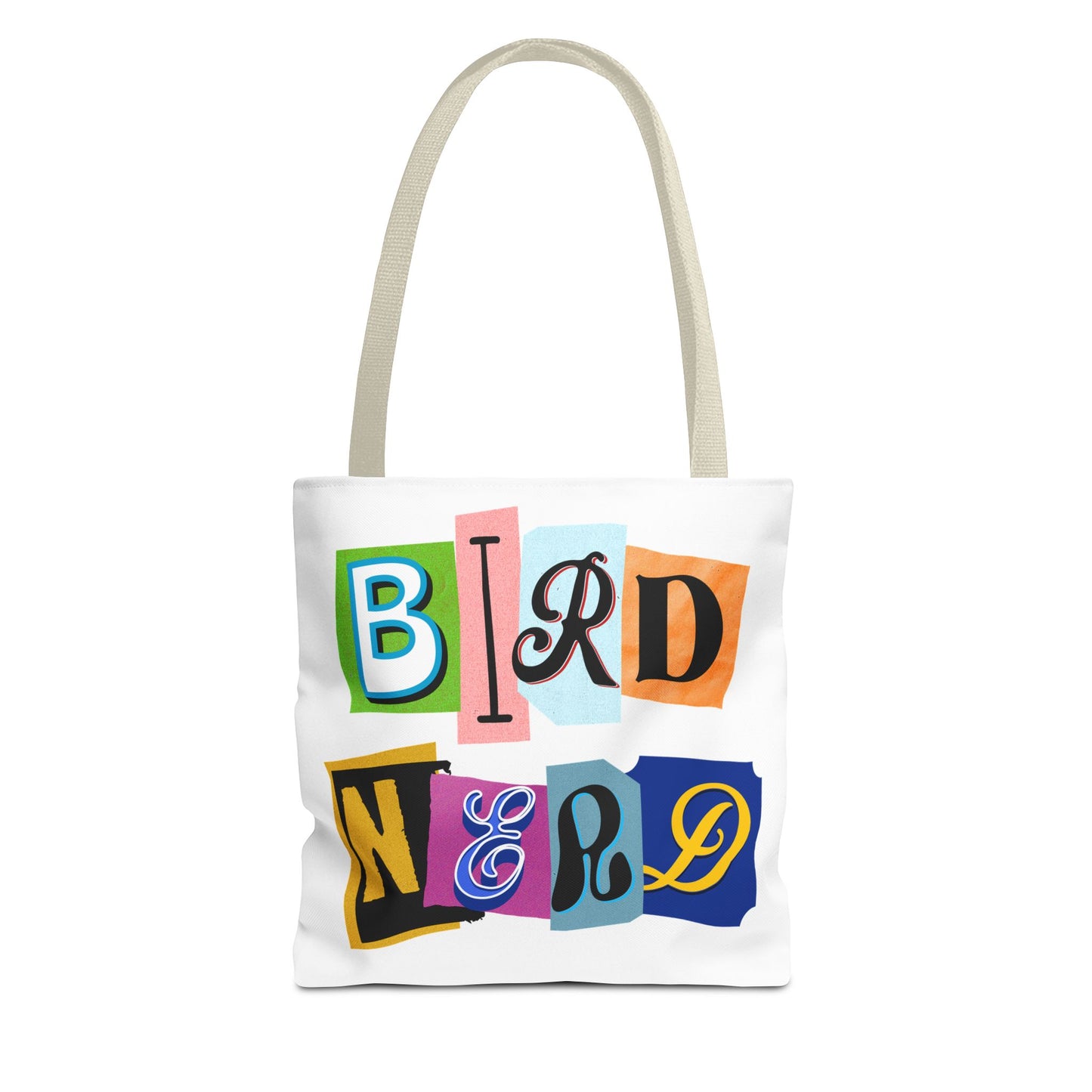 Colorful "Bird Nerd" Tote Bag - Perfect for Nature Lovers & Birdwatchers