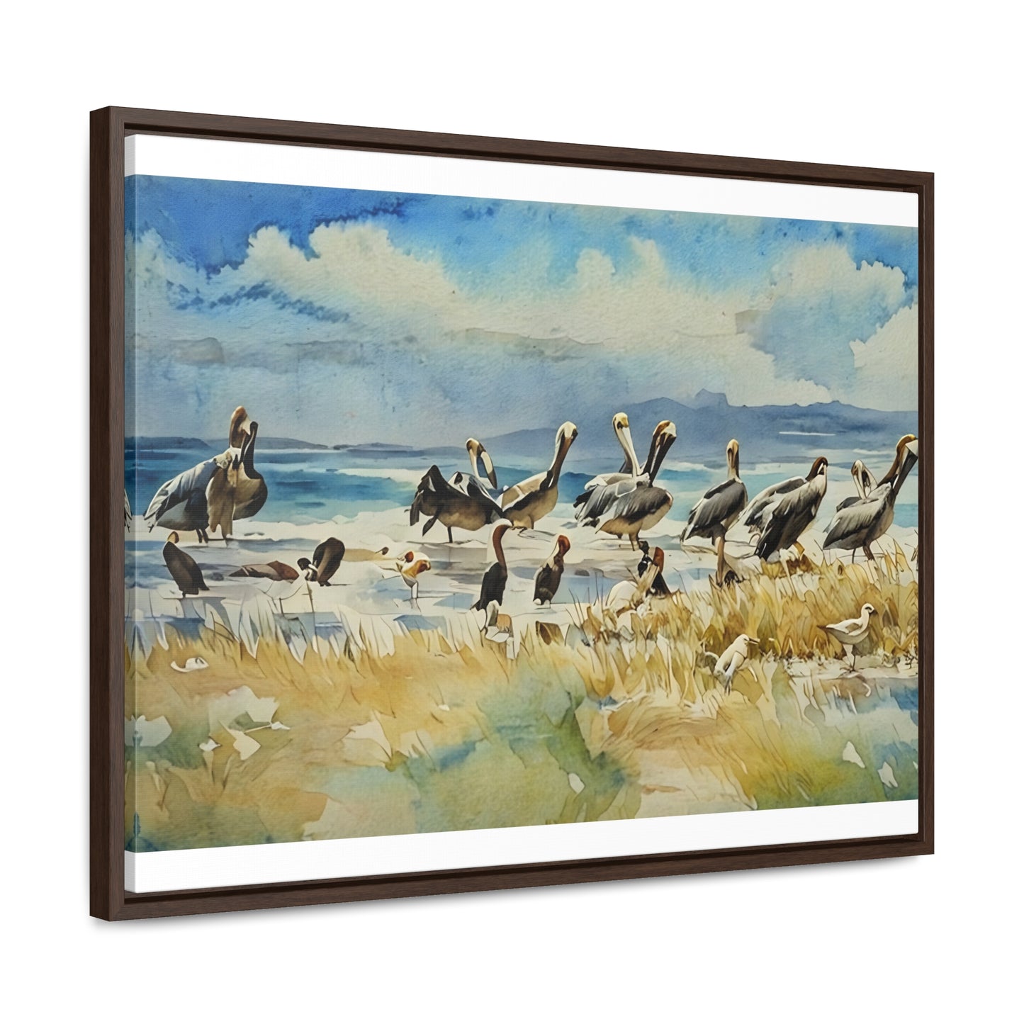 Coastal Bird Gallery Canvas Wrap - Serene Nature Wall Art