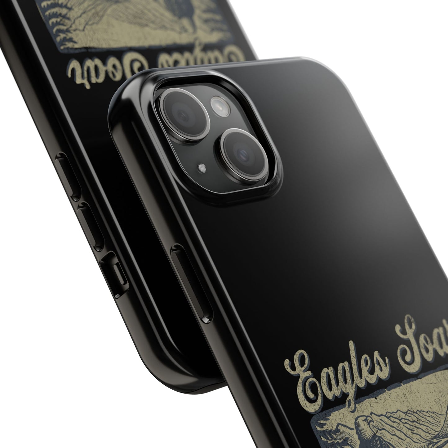 The Nerdy Birder - Eagles Soar Tough Phone Case, Nature Lover Gift, Hiking Accessory, Wildlife Enthusiast, Adventure Protection Case