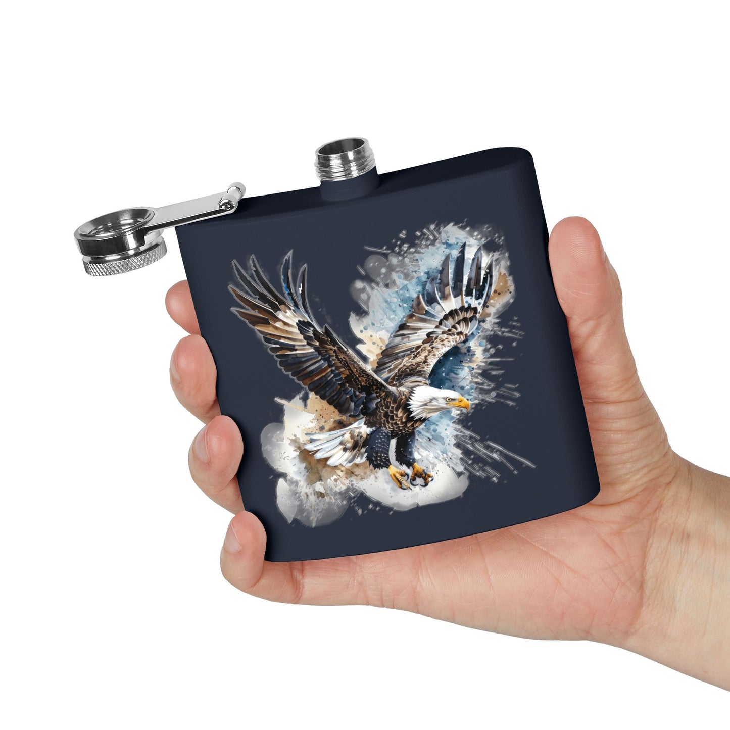 Majestic Eagle Stainless Steel Flask - 6oz
