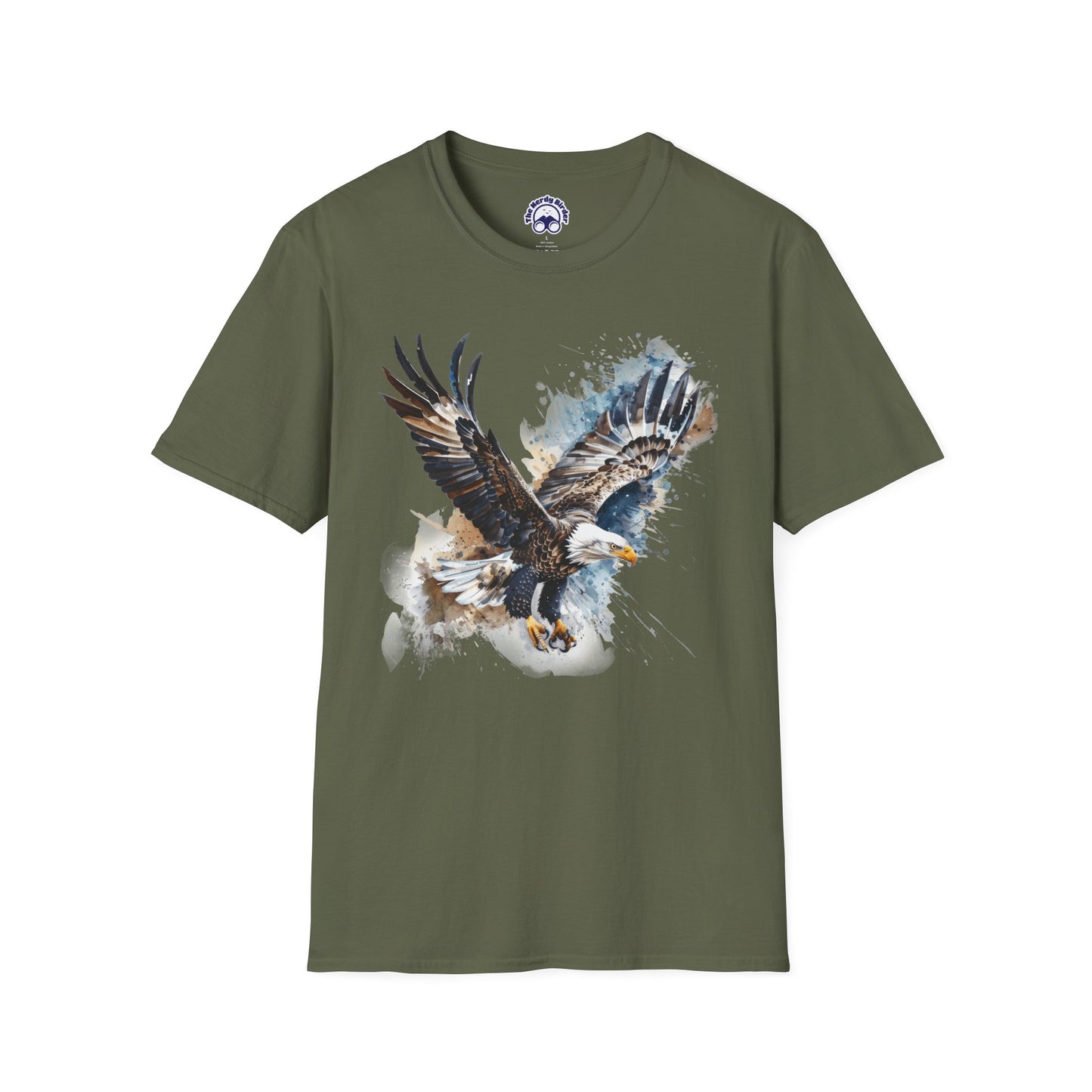 Majestic Eagle Birdwatching Enthusiast Unisex Softstyle T-Shirt