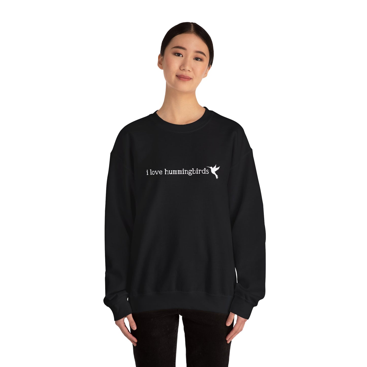 I Love Hummingbirds - Unisex Heavy Blend™ Crewneck Sweatshirt