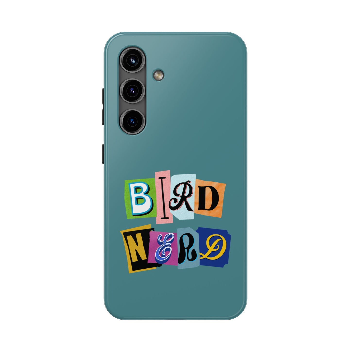 The Nerdy Birder - Bird Nerd Tough Phone Cover for Bird Lovers, Unique Gift for Wildlife Enthusiasts