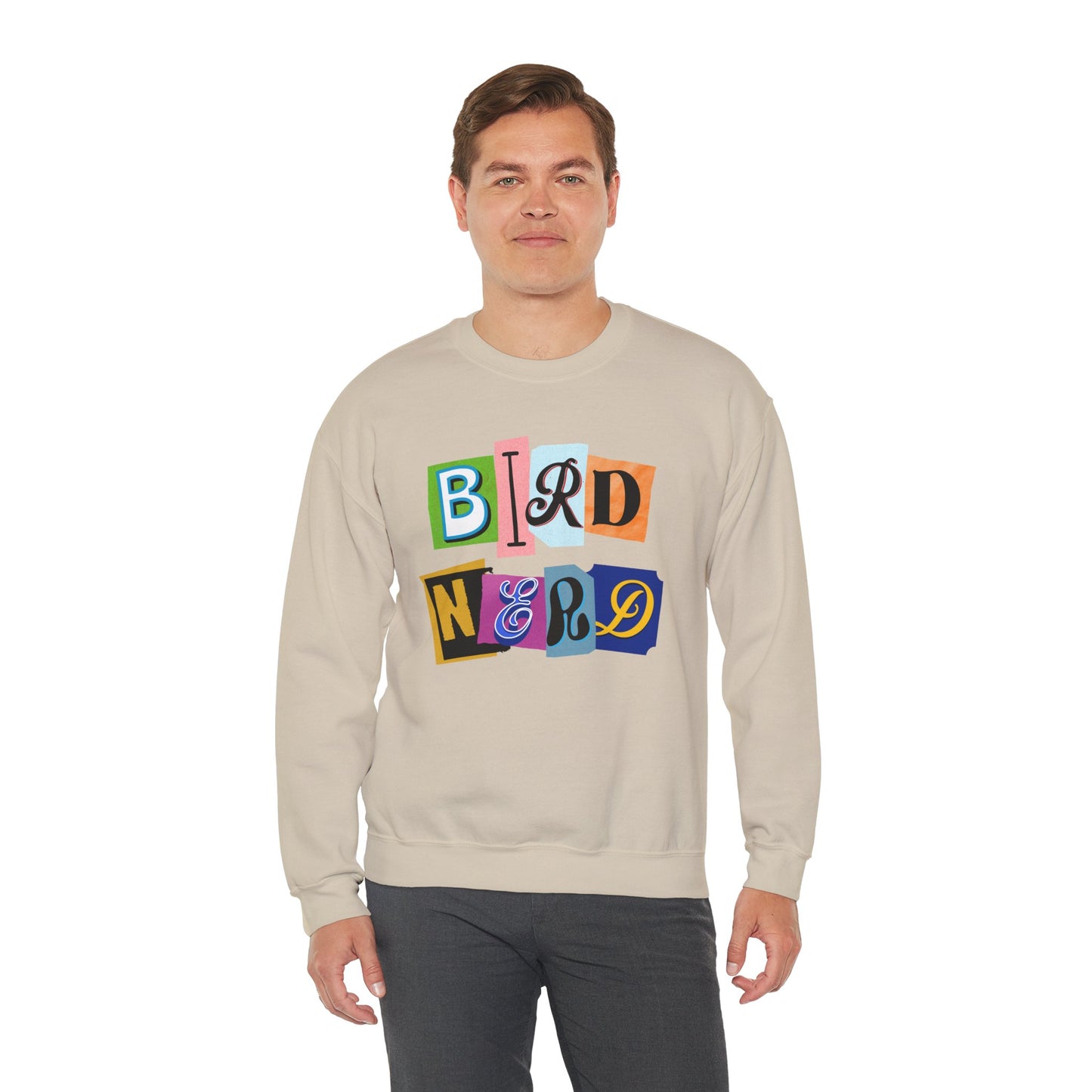 Bird Nerd Crewneck Sweatshirt - Fun Casual Wear for Bird Lovers