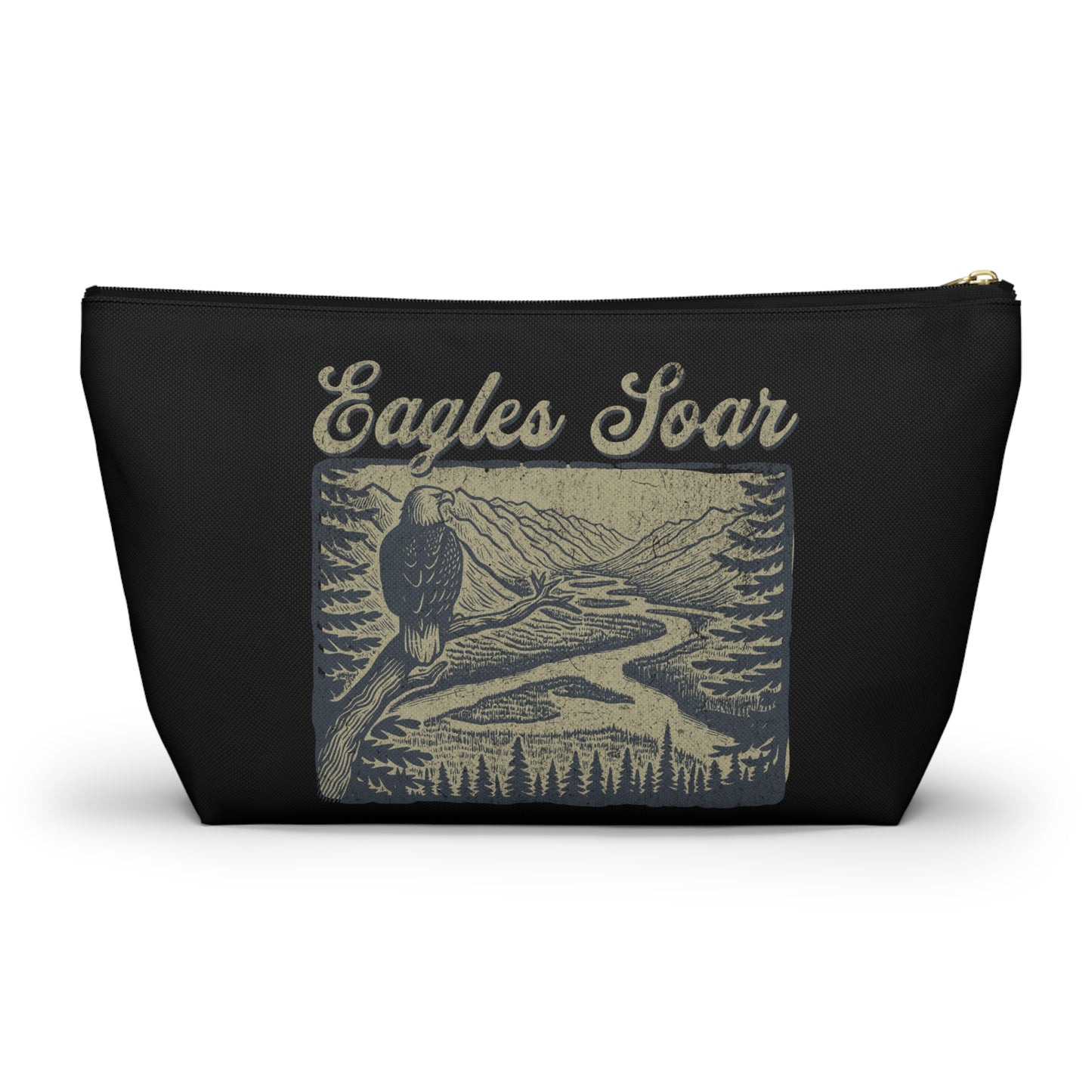 Eagles Soar Accessory Pouch - Organizer, Gift for Birdwatchers, Makeup Case, Travel Pouch