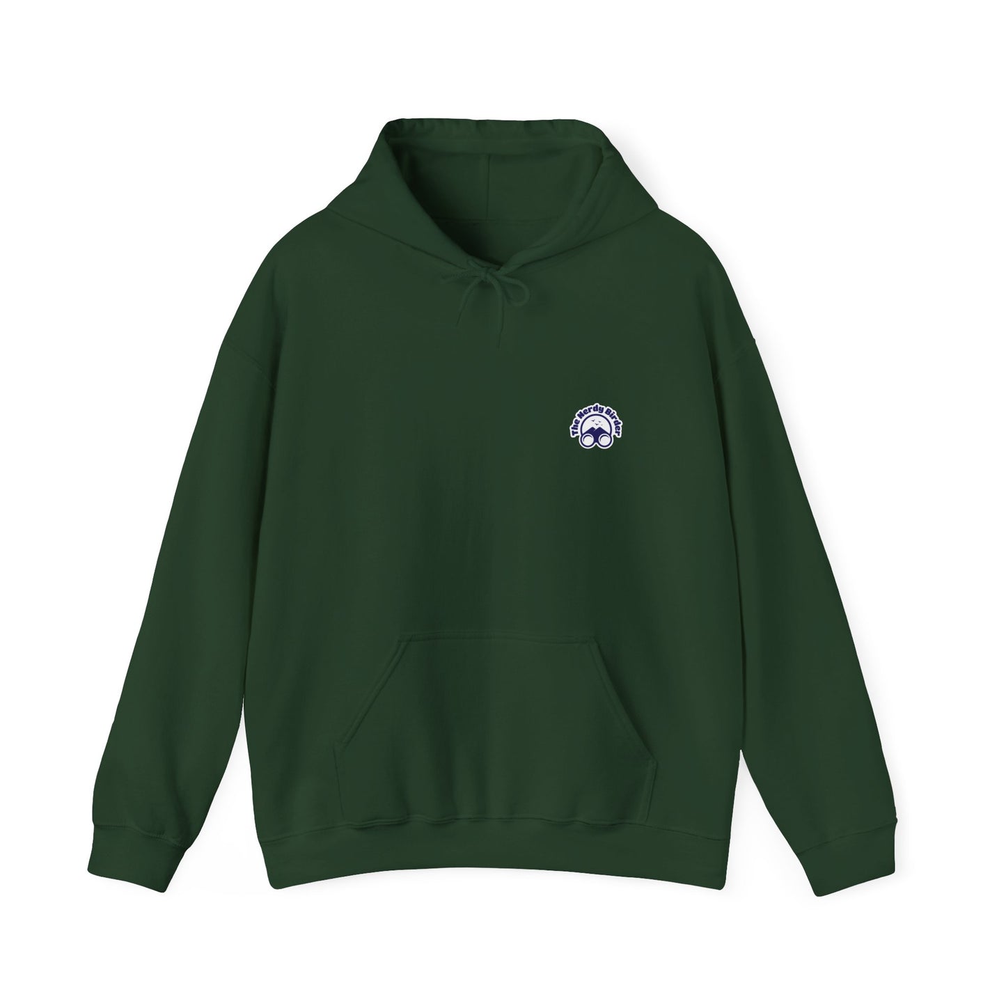 The Nerdy Birder - Easily Distracted by Birds Back Design Unisex Hoodie - Cozy Sweatshirt for Nature Lovers