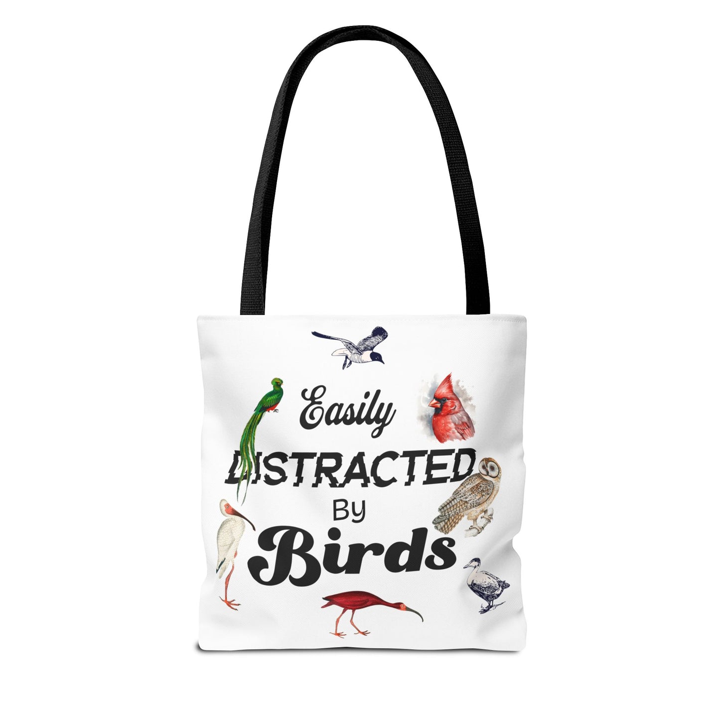Easily Distracted By Birds Tote Bag – Perfect for Bird Lovers & Nature Enthusiasts