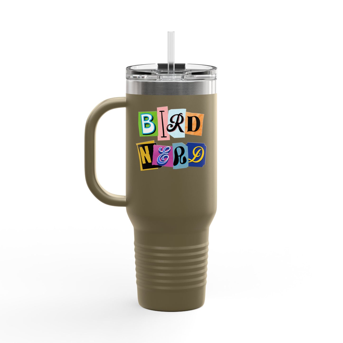The Nerdy Birder Bird Nerd Insulated Travel Mug, 40oz