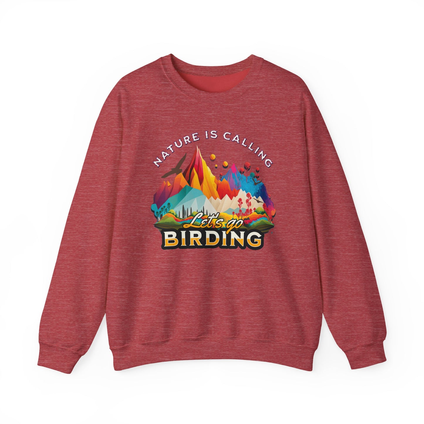 Nature is Calling Birding Sweatshirt | Unisex Heavy Blend™ Crewneck for Outdoor Lovers