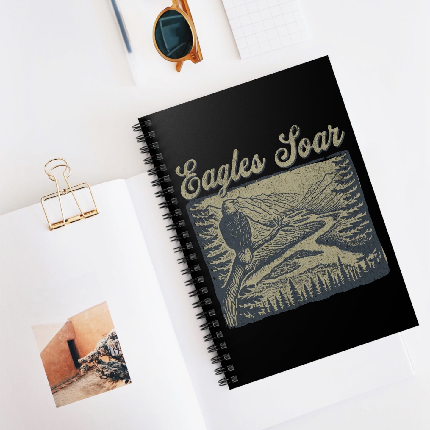 Eagles Soar Spiral Notebook - Perfect for Nature Lovers and Adventurers