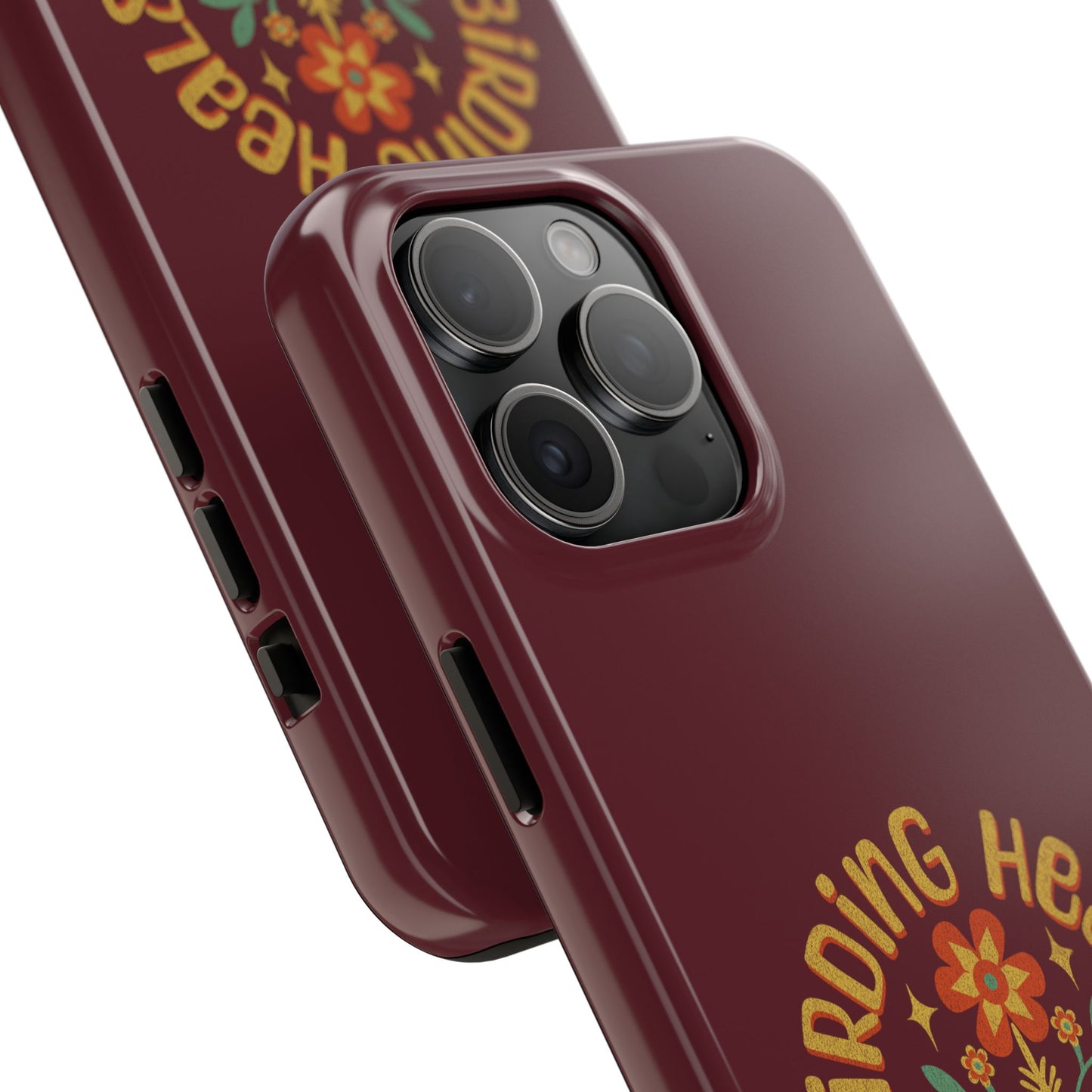The Nerdy Birder - Birding Heals the Mind & Soul Design, Tough Secure Phone Covers for Bird Lovers, Artistic Gifts for Nature Enthusiasts