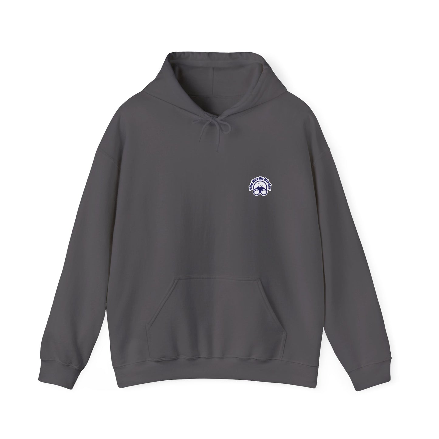 The Nerdy Birder - Easily Distracted by Birds Back Design Unisex Hoodie - Cozy Sweatshirt for Nature Lovers