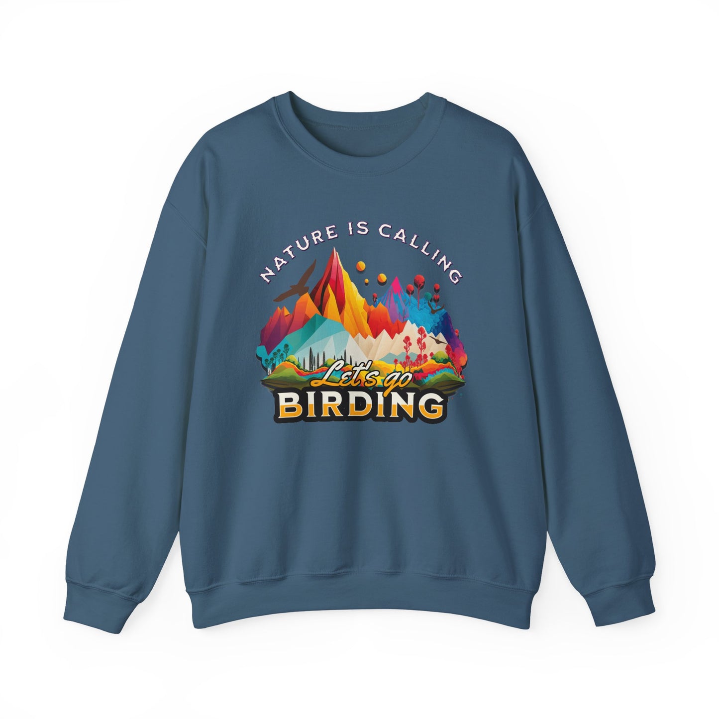 Nature is Calling Birding Sweatshirt | Unisex Heavy Blend™ Crewneck for Outdoor Lovers