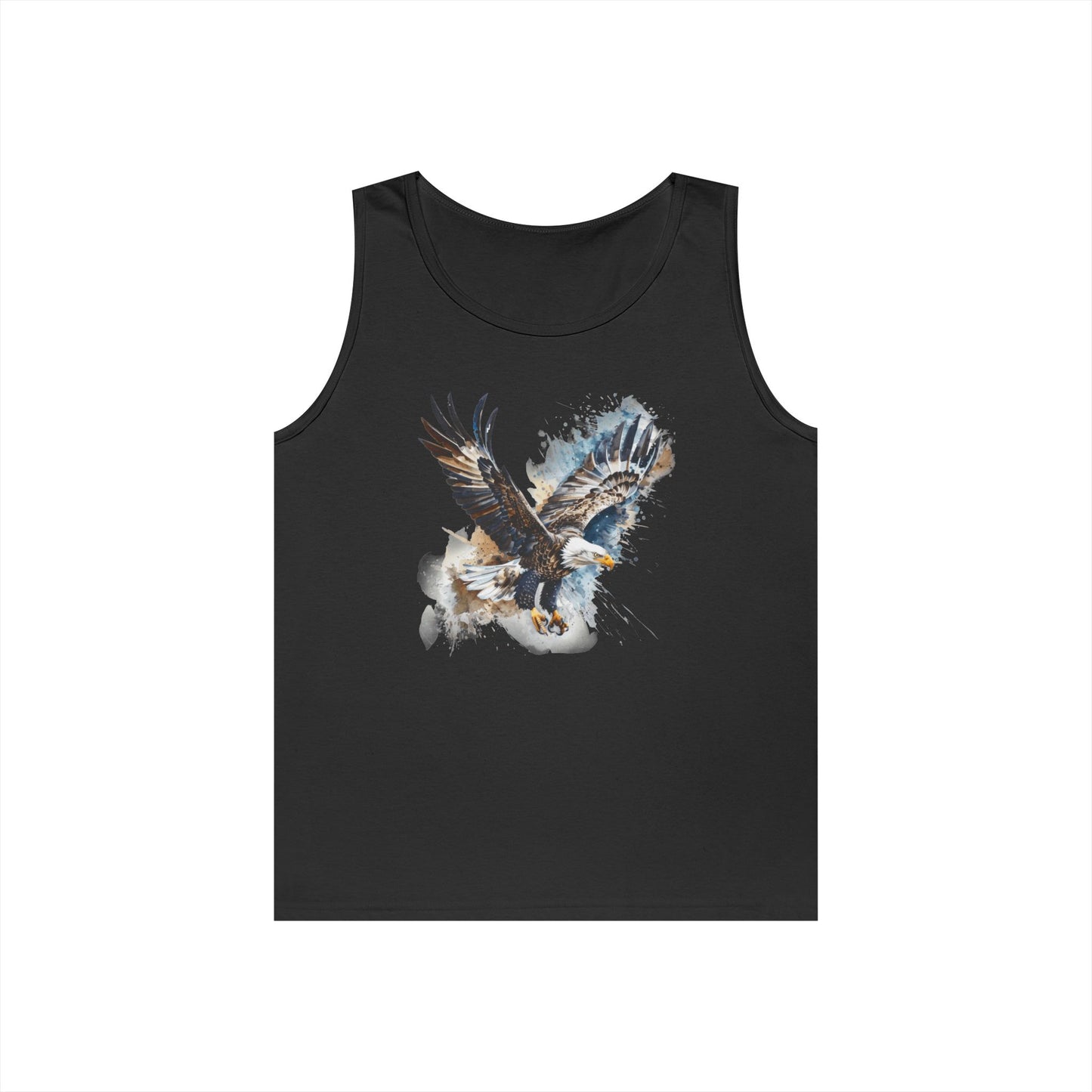 Eagle Graphic Unisex Heavy Cotton Tank Top – Outdoor Adventure Wear