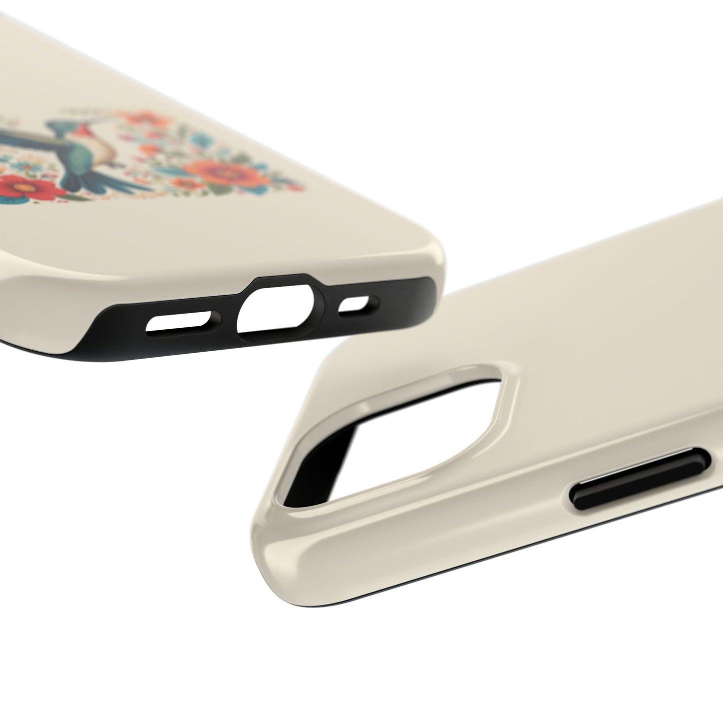 Hummingbird in Bloom Tough Phone Cases