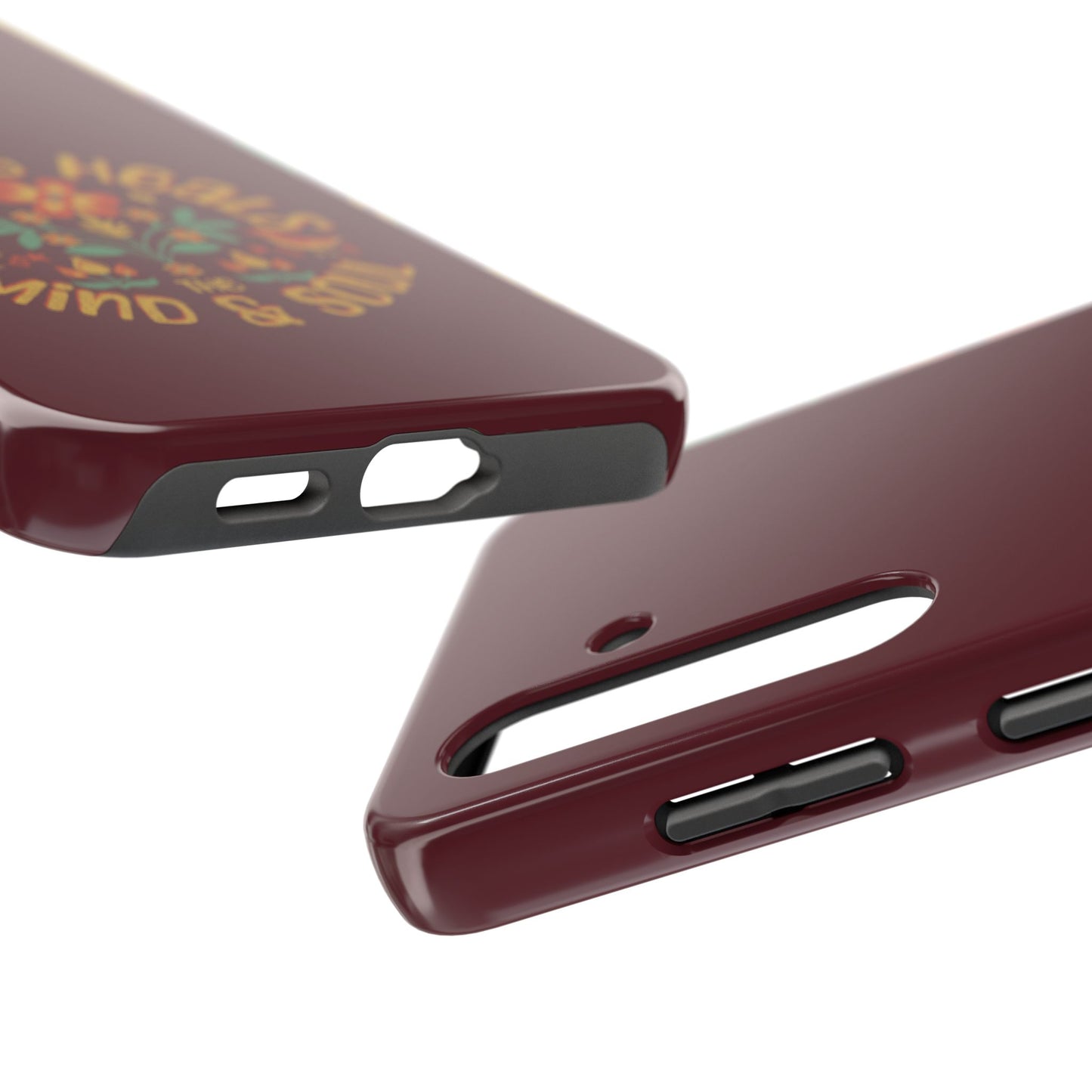 The Nerdy Birder - Birding Heals the Mind & Soul Design, Tough Secure Phone Covers for Bird Lovers, Artistic Gifts for Nature Enthusiasts
