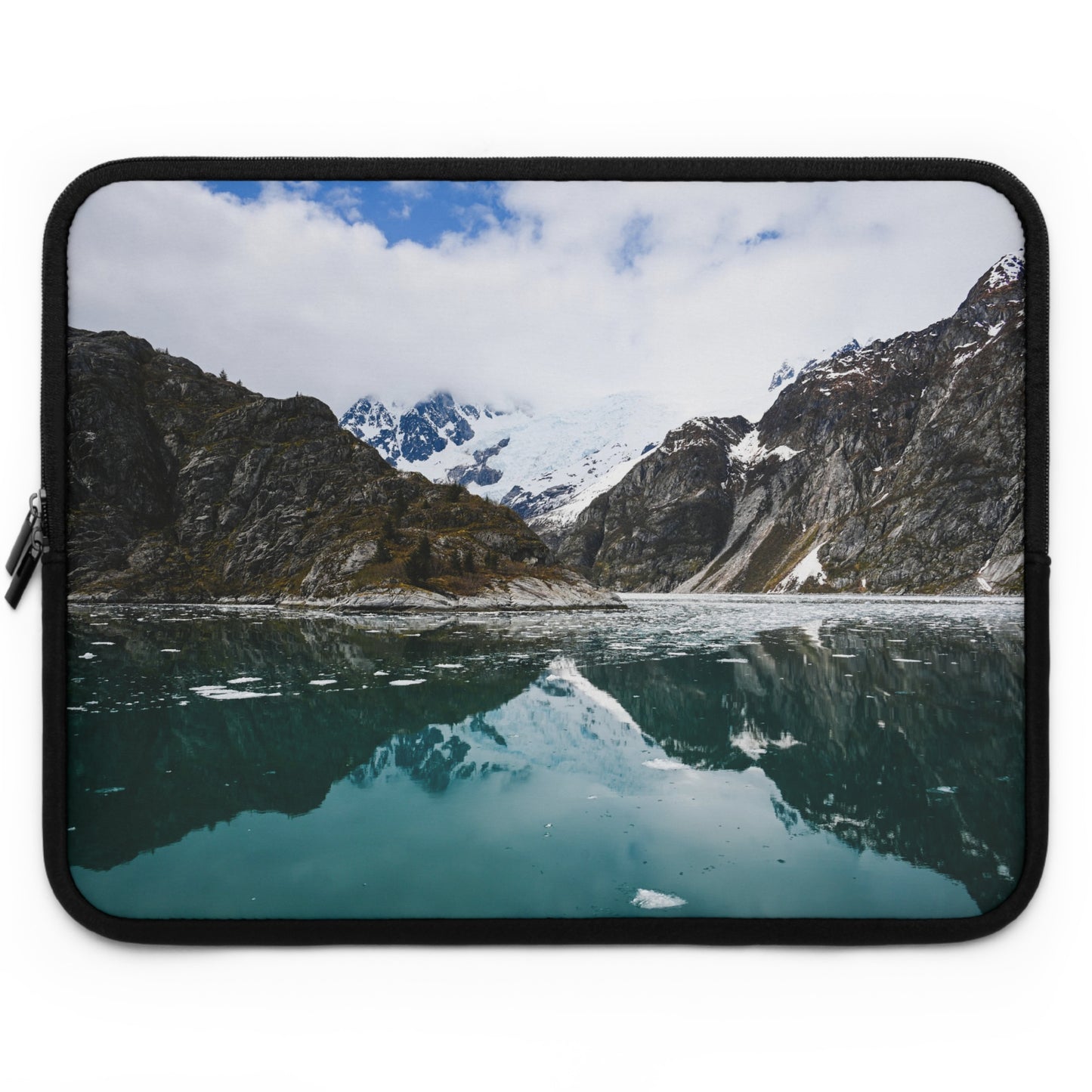 Scenic Laptop Sleeve - Mountain Reflection Design